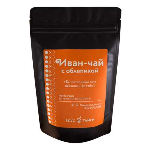 Чай Вкус тайги Иван-чай с облепихой 50 г в МЕТРОНОМ