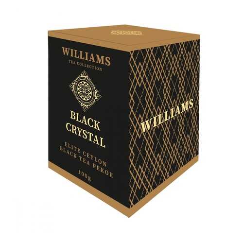Чай Williams Black Crystal черный цейлонский Pekoe 100 г в МЕТРОНОМ