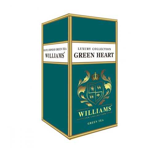 Чай Williams Green Heart зеленый 125 г в МЕТРОНОМ