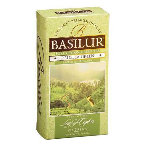 Чай зеленый Basilur radella green 25 пакетиков в МЕТРОНОМ