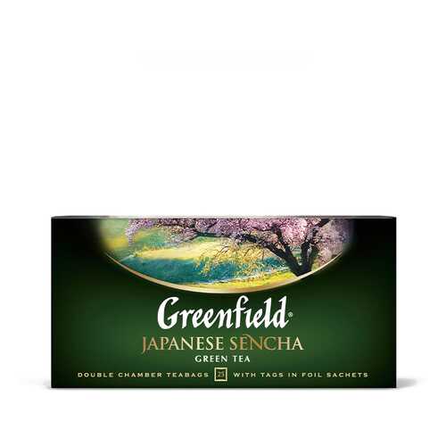 Чай зеленый Greenfield Japanese Sencha 25 пакетиков в МЕТРОНОМ