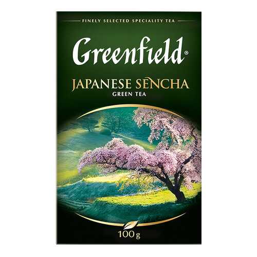 Чай зеленый листовой Greenfield Japanese Sencha 100 г в МЕТРОНОМ