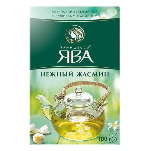 Чай зеленый листовой Принцесса Ява Нежный Жасмин 100 г в МЕТРОНОМ