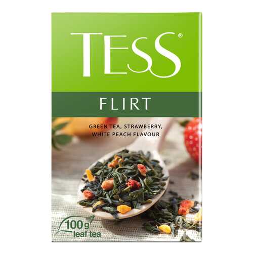 Чай зеленый листовой Tess Flirt 100 г в МЕТРОНОМ