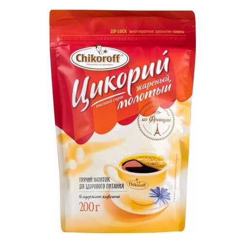 Цикорий Chikoroff жареный молотый 200 г в МЕТРОНОМ