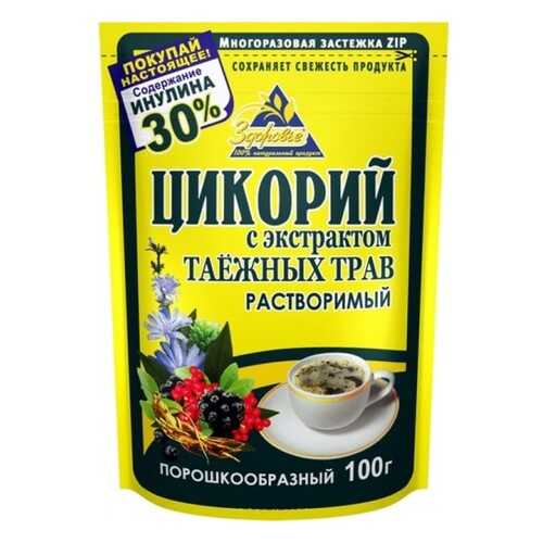 Цикорий Здоровье таежные травы 100 г в МЕТРОНОМ