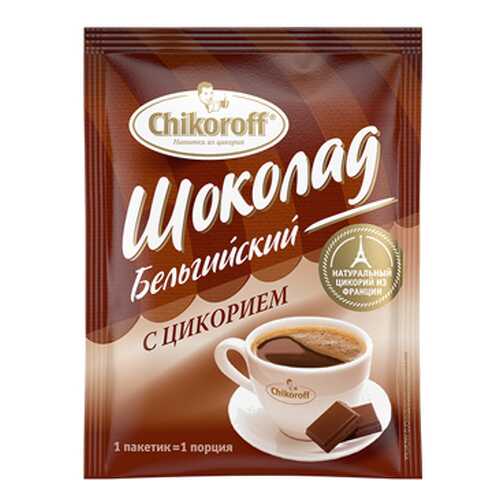 Напиток из цикория Шоколад Бельгийский, порционный Chikoroff 12 г в МЕТРОНОМ