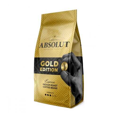 Кофе Absolut Drive gold edition в зернах 1000 г в МЕТРОНОМ