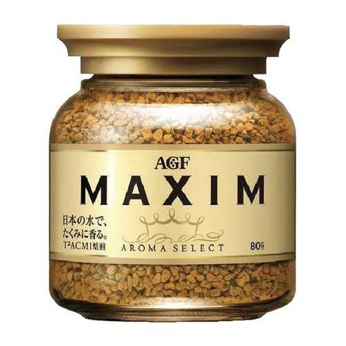 Кофе AGF Maxim растворимый gold blend 80 г в МЕТРОНОМ