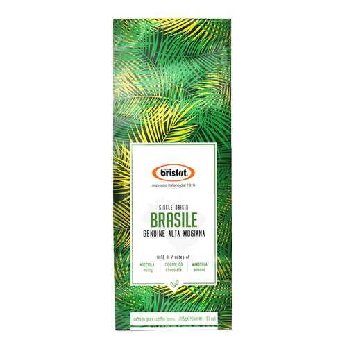 Кофе Bristot Brasile в зернах 225 г в МЕТРОНОМ