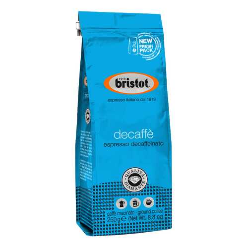 Кофе Bristot Decaffeinato молотый 250 г в МЕТРОНОМ