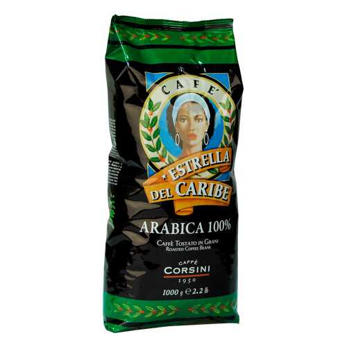 Кофе Caffe Corsini Estrella Del Caribe в зернах 1000 г в МЕТРОНОМ