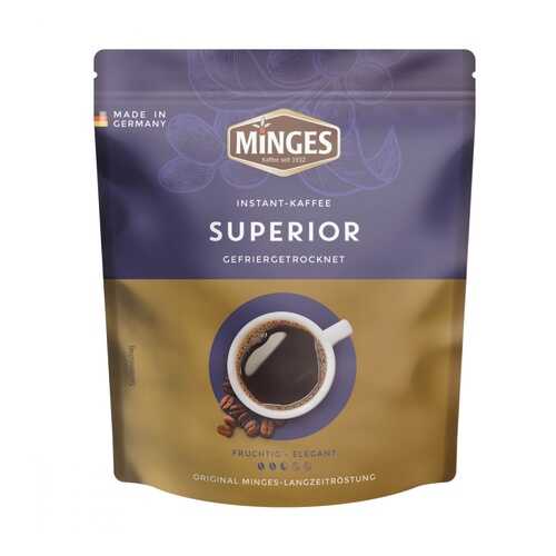 Кофе Minges Superior растворимый 200 г в МЕТРОНОМ