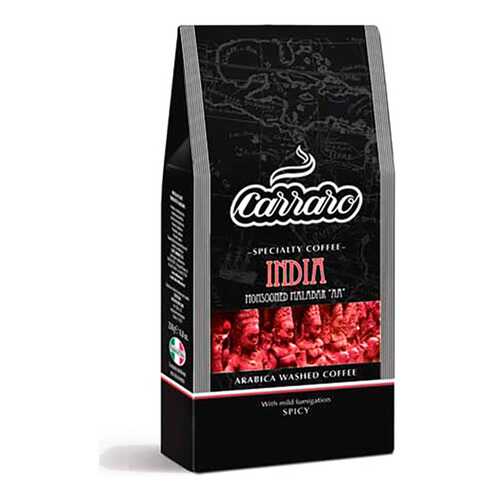 Кофе молотый Carraro India 250 г в МЕТРОНОМ