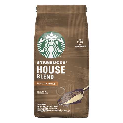 Кофе молотый Starbucks House Blend средней обжарки 200 г в МЕТРОНОМ
