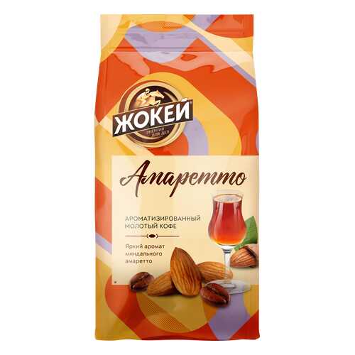 Кофе молотый Жокей Амаретто 150 г в МЕТРОНОМ