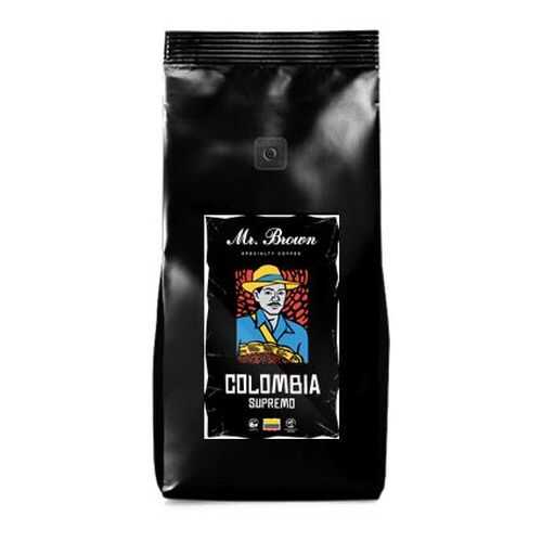 Кофе Mr.Brown Colombia Supremo в зернах 1 кг в МЕТРОНОМ