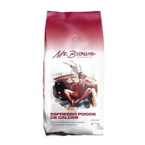 Кофе Mr.Brown Espresso Pocos De Caldas в зернах 1 кг в МЕТРОНОМ