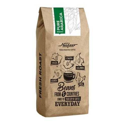 Кофе Nechaev Pure Arabica в зернах свежей обжарки 500 г в МЕТРОНОМ
