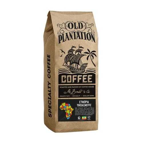 Кофе Old Plantation Specialty Ephiopia Yirgacheffe в зернах 250 г в МЕТРОНОМ