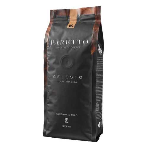 Кофе Paretto celesto натуральный свежеобжаренный в зернах 1 кг в МЕТРОНОМ