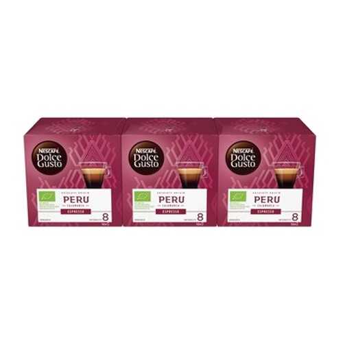 Кофе в капсулах Nescafe Dolce Gusto Эспрессо Перу 3 штуки по 12 капсул в МЕТРОНОМ