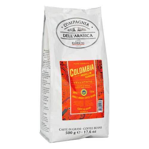 Кофе в зернах Compagnia Dell'Arabica puro arabica Colombia medellin supremo 500 г в МЕТРОНОМ