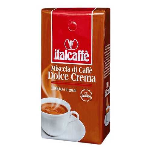 Кофе в зернах Italcaffe dolce crema 1000 г в МЕТРОНОМ