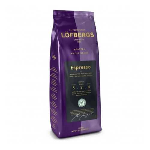 Кофе в зернах Lofbergs Espresso 1 кг в МЕТРОНОМ