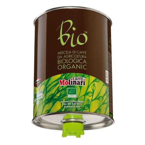 Кофе в зернах Molinari bio organic 3000 г в МЕТРОНОМ