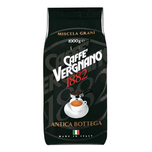 Кофе Vergnano antica bottega зерновой 1000 г в МЕТРОНОМ
