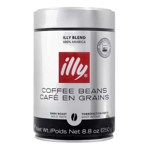 Кофе зерновой ILLY темной обжарки 250 г в МЕТРОНОМ