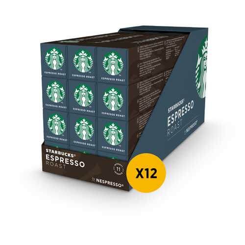 Nespresso STARBUCKS Espresso Roast 12 штук по 57г в МЕТРОНОМ