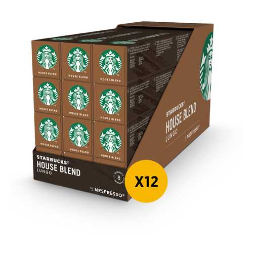 Nespresso STARBUCKS House Blend 12 штук по 57г в МЕТРОНОМ