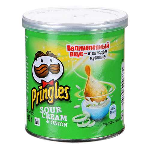 Чипсы Pringles сметана и лук 40 г в МЕТРОНОМ
