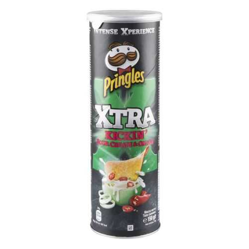 Картофельные чипсы Pringles хtra со вкусом сметаны и лука 150 г в МЕТРОНОМ