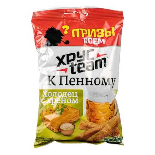 Сухарики Хрусteam к пенному холодец с хреном 90 г в МЕТРОНОМ