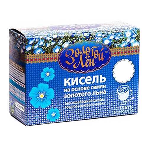 Кисель на льняной основе Золотой лен ассорти 7 пакетов по 15 г в МЕТРОНОМ