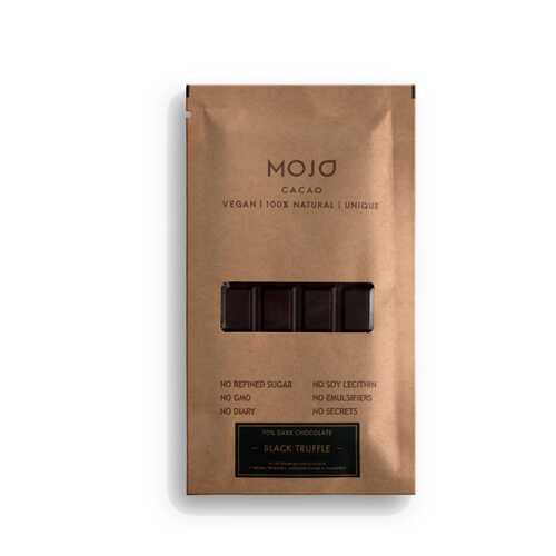 Горький шоколад 70% Mojo Cacao с черным трюфелем морской солью и тимьяном black truffle в МЕТРОНОМ