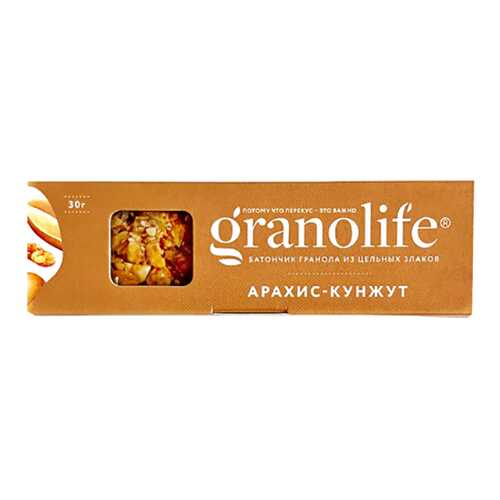Батончик-гранола Granolife арахис-кунжут в МЕТРОНОМ