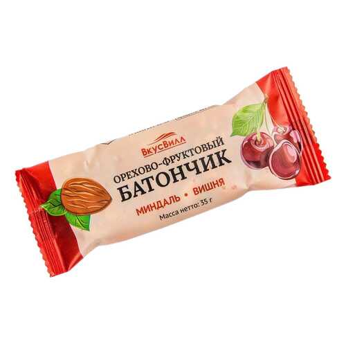 Батончик миндаль-вишня 35 г в МЕТРОНОМ