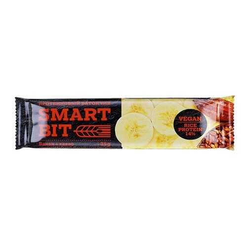 Батончик SmartBit фруктово-ореховый банан какао с рисовым протеином в МЕТРОНОМ