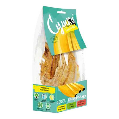 Чипсы фруктовые Биопродукты cушки банановые 40 г в МЕТРОНОМ