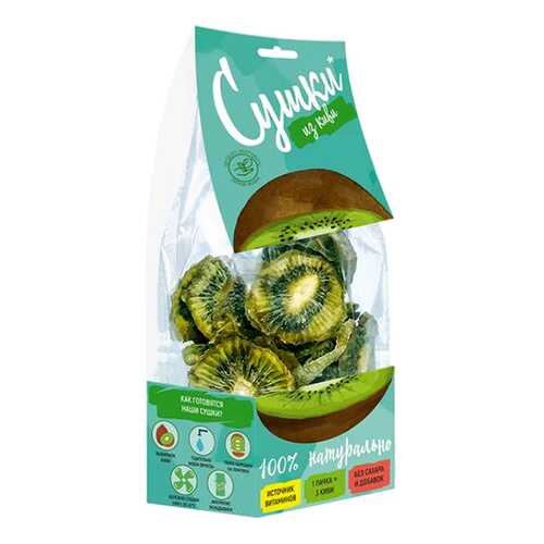 Чипсы фруктовые Биопродукты сушки из киви 30 г в МЕТРОНОМ