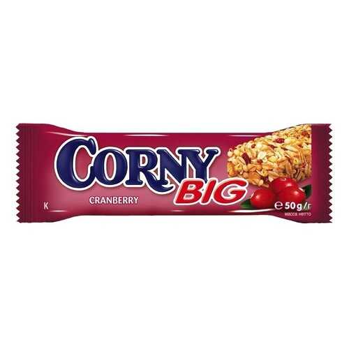 Corny BIG батончик злаковый с клюквой 24 штуки по 50г в МЕТРОНОМ