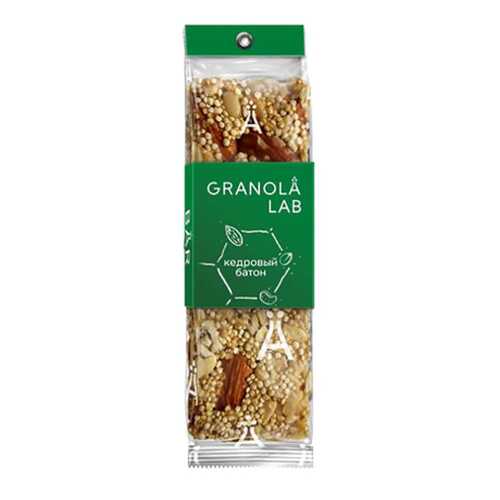 Кедровый батон Granola.Lab 40 г в МЕТРОНОМ