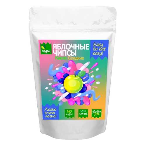 Натуральные фруктовые яблочные чипсы Easy to eat easy кисло-сладкие 30 г в МЕТРОНОМ