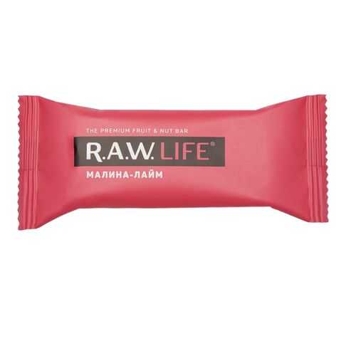 Орехово-фруктовый батончик R.A.W. LIFE малина-лайм 47 г в МЕТРОНОМ