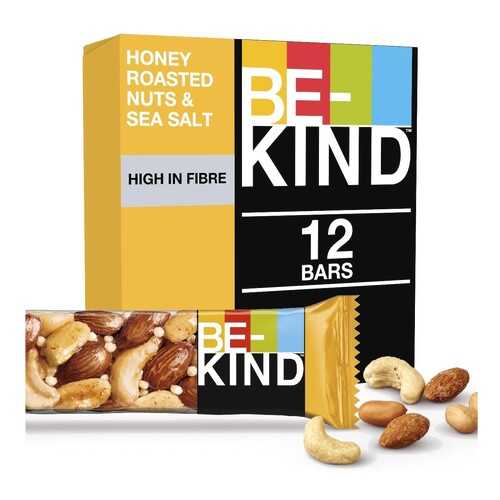 Ореховый батончик BE-KIND с медом и морской солью 12 штук по 40 г в МЕТРОНОМ
