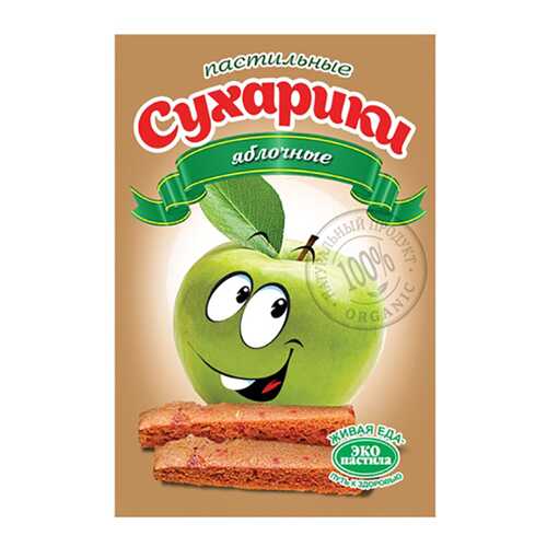 Пастильные сухарики Эко пастила яблочные в МЕТРОНОМ